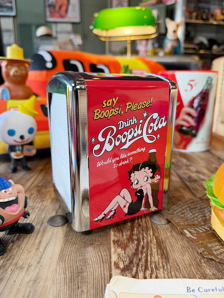 ベティ・ブープ　ナプキンディスペンサー　アメリカン雑貨　アメリカ雑貨　アメリカンダイナー　ダイナ..