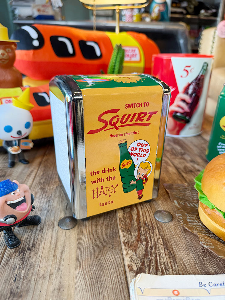 スクアート　ナプキンディスペンサー　アメリカン雑貨　アメリカ雑貨　アメリカンダイナー　ダイナーグ..