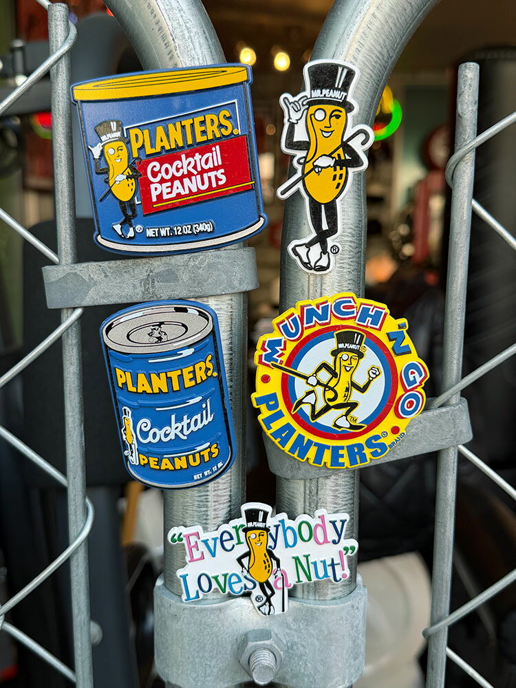 プランターズ　ミスターピーナッツ　オフィシャル　マグネット　（全5種類セット）　アメリカン雑貨　..