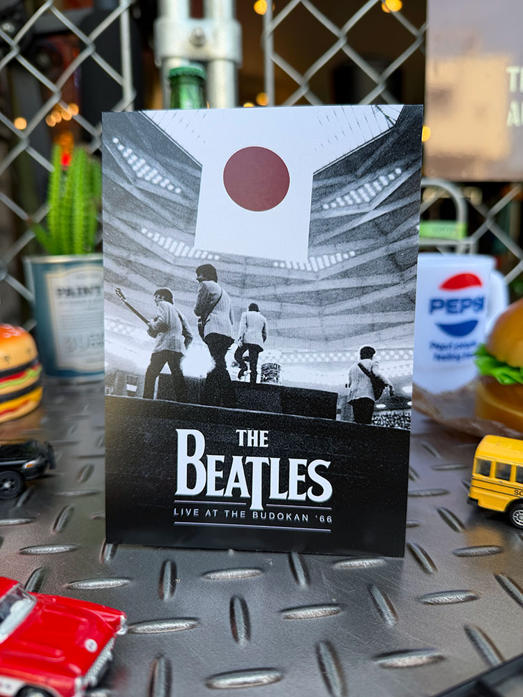 ビートルズ　日本武道館コンサート　オフィシャル　ポストカード　アメリカン雑貨　アメリカ雑貨　グッズ　おしゃれ　ショップインテリア