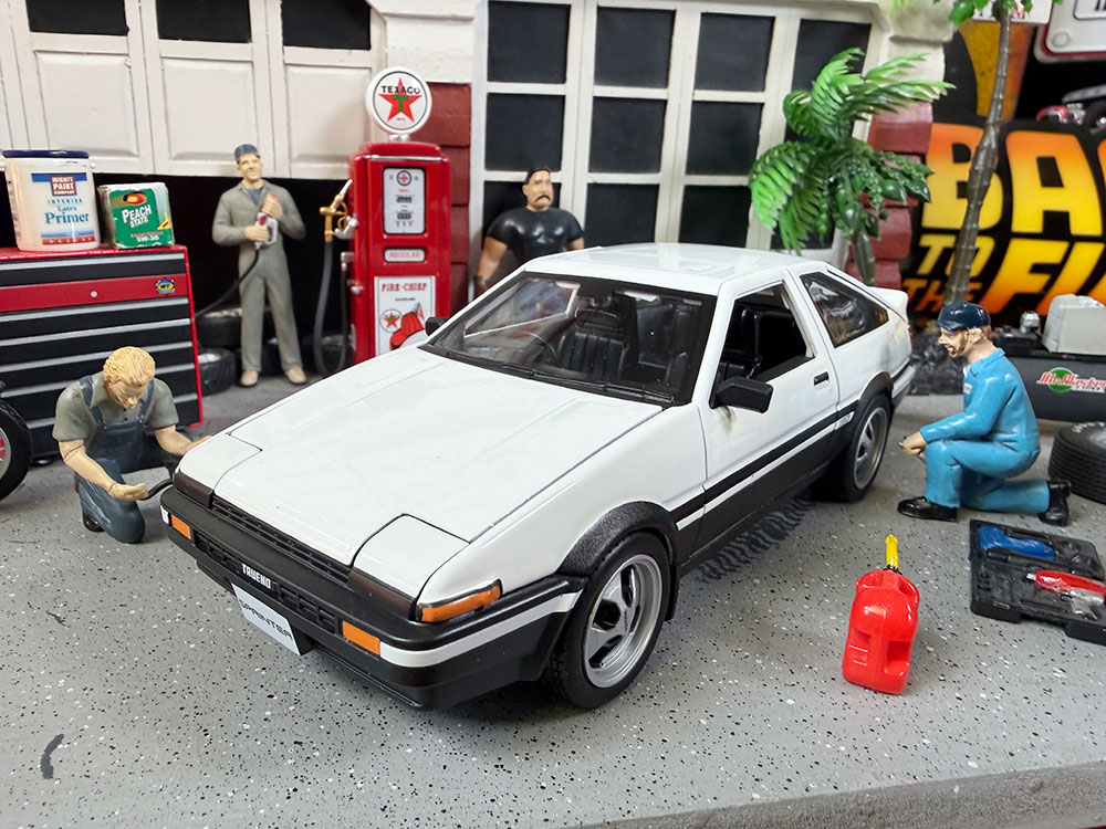 樂天商城 - マイスト　トヨタ　スプリンター　トレノ　AE86　ダイキャストミニカー　1/24スケール　アメリカン雑貨　アメリカ雑貨　　モデルカー　ジオラマ　グッズ　おしゃれ かっこいい　ガレージ雑貨　ガレージング雑貨　ショップインテリア