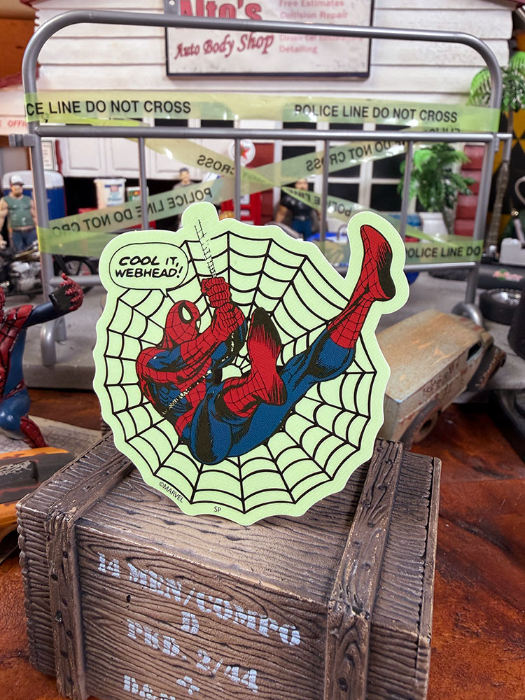 スパイダーマン　ミニステッカー　（ウェブ）　アメリカン雑貨　アメリカ雑貨　映画グッズ　おしゃれ　ショ ...
