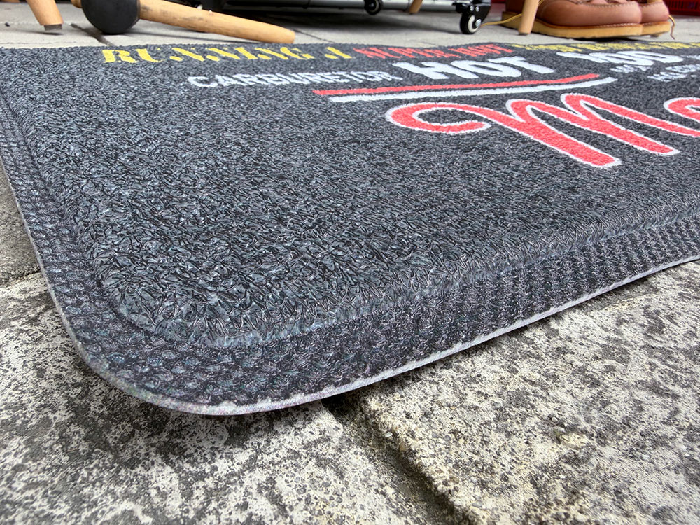 マーキュリー　PVCキッチンマット　120cm　（HOT ROD）　屋外＆屋内のどっちも対応　アメリカン雑貨　アメリカ雑貨　グッズ　おしゃれ　かっこいい　ガレージ雑貨　ガレージング雑貨　ショップインテリア candytower-10060668 アメリカ雑貨通販キャンディタワー サンプル画像3