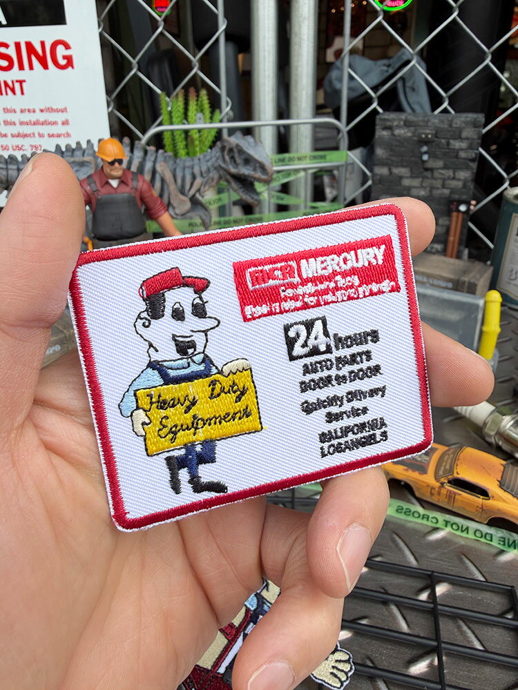 Rakuten - マーキュリー　インダストリアル　ワッペン　（ワーカーMr.T）　アメリカン雑貨　アメリカ雑貨　カンパニーグッズ　アメリカンカンパニー　企業グッズ　アメキャラ　おしゃれ　ショップインテリア