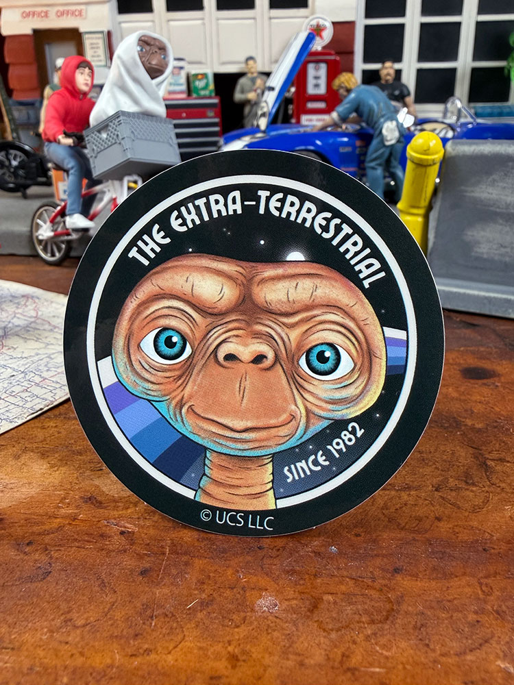 E.T.　オフィシャル　ミニステッカー　アメリカン雑貨　アメリカ雑貨　映画グッズ　おしゃれ　ショップインテリア　シール　デカール