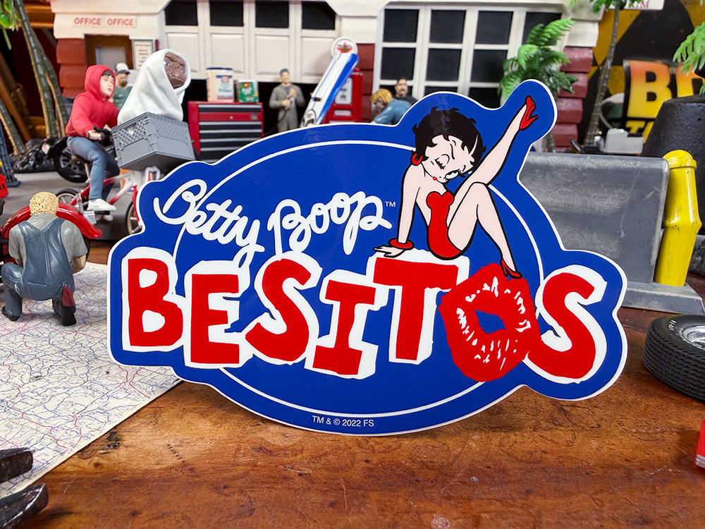 ベティ・ブープ　オフィシャル　ステッカー　（BESITOS）　アメリカン雑貨　アメリカ雑貨　キャラグッズ　アメキャラ　ベティー　ベティーちゃん　ベティちゃん　おしゃれ　ショップインテリア　シール　デカール
