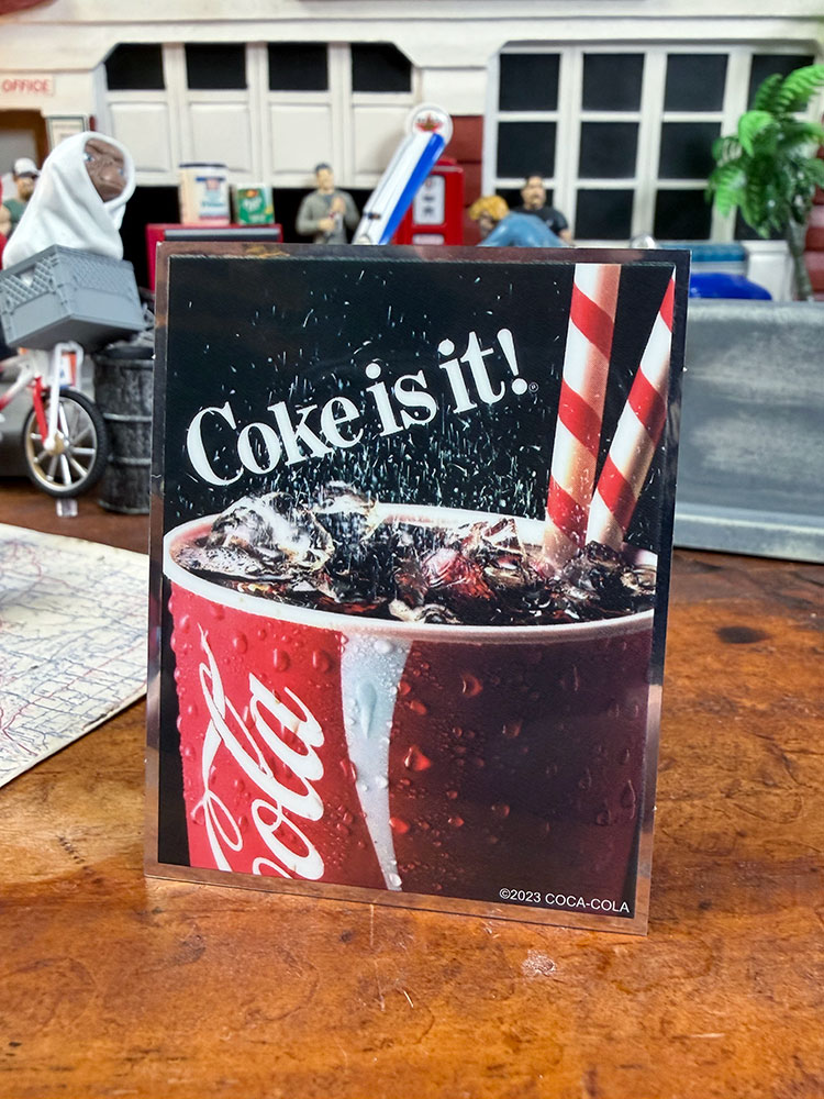 コカ・コーラ　オフィシャル　ミニステッカー　（カップ）　アメリカン雑貨　アメリカ雑貨　コカコーラグッズ　おしゃれ　ショップインテリア　シール　デカール