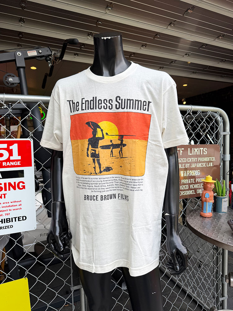 Rakuten - エンドレスサマー　オフィシャル　Tシャツ　（ナチュラル）　公式グッズ　アメリカン雑貨　アメリカ雑貨　グッズ　アメカジ　カジュアル　おしゃれ　かっこいい　半袖