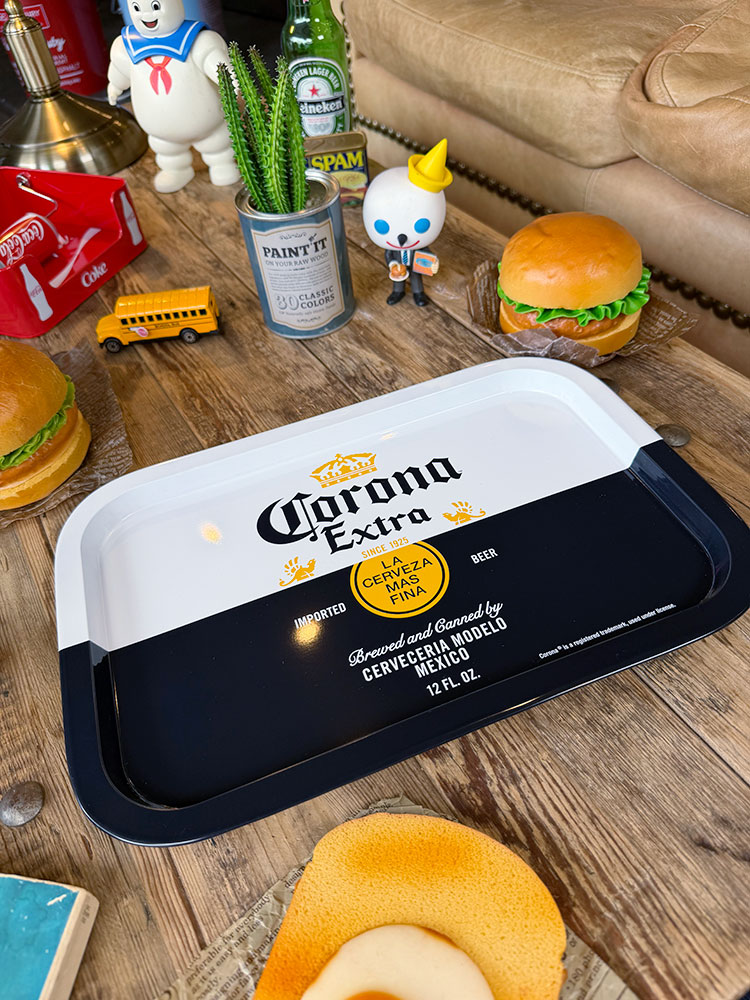 コロナ　サービングトレイ　ティントレイ　アメリカン雑貨　アメリカ雑貨　グッズ　おしゃれ パブグッズ　バーグッズ…