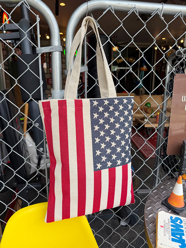 星条旗　ゴブラン織り　トートバッグ　アメリカン雑貨　アメリカ雑貨　グッズ アメカジ　カジュアル　おし ...