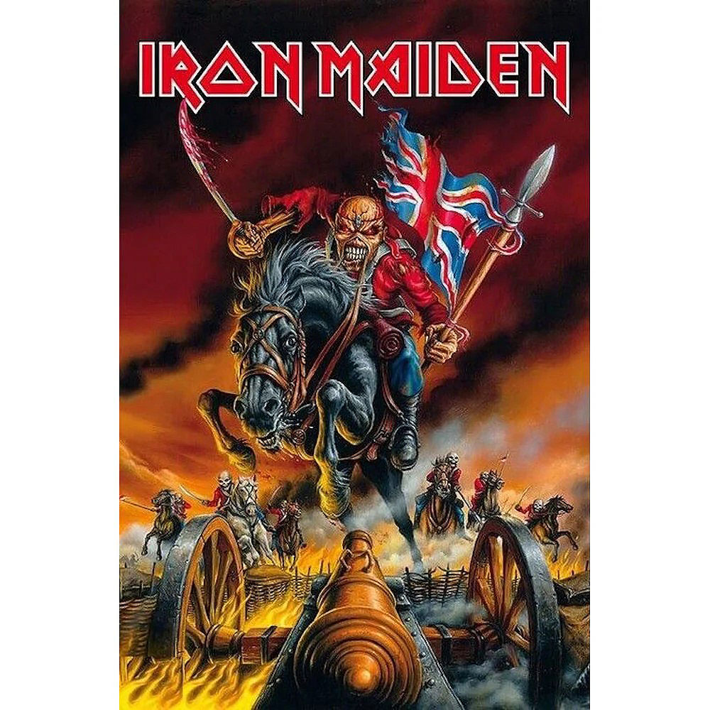 アイアンメイデン　オフィシャル　ポスター　（Maiden England）　公式グッズ　※フレームは ...