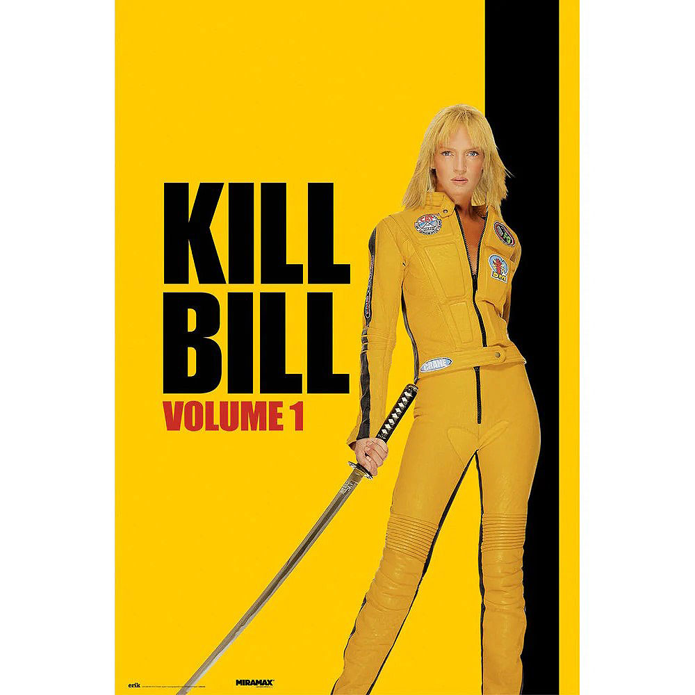 映画　KILL BILL キルビル　Vol.1　オフィシャル　ポスター　公式グッズ　※フレームは付属 ...
