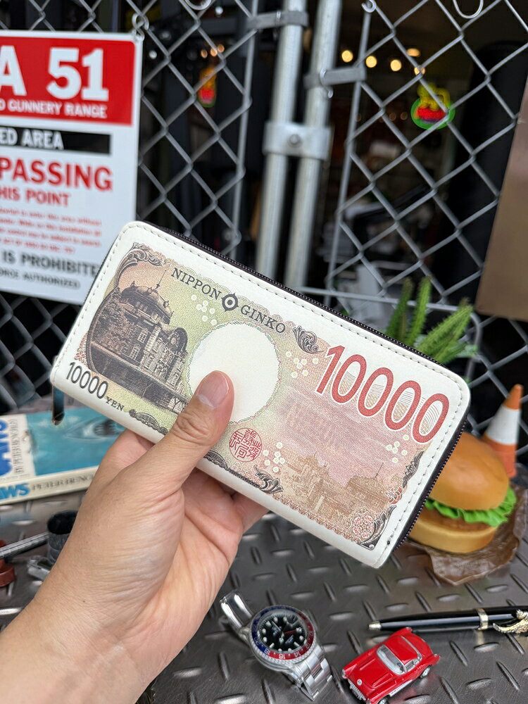 万札ウォレット　渋沢栄一　長財布　アメリカン雑貨　アメリカ雑貨　ジョークグッ...