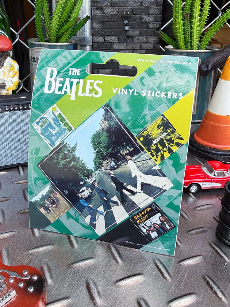 ビートルズ　アビイロード　オフィシャル　ステッカー　（5デザイン）　公式グッズ　アメリカン雑貨　アメリカ雑貨　グッズ　おしゃれ　ショップインテリア