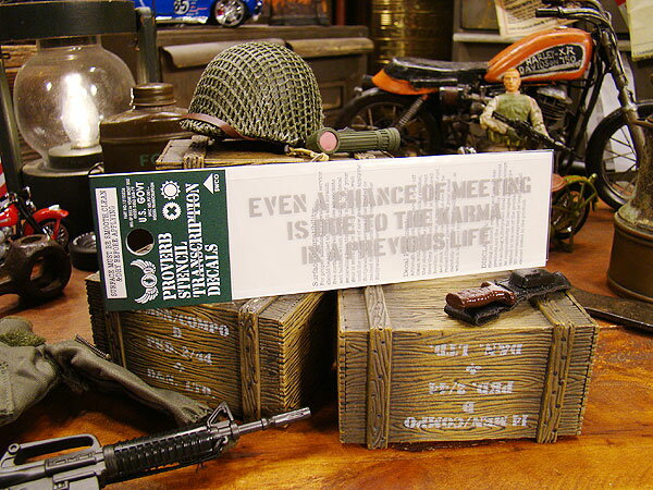 ことわざステンシル転写ステッカー （袖ふれ合うも他生の縁） アメリカン雑貨 アメリカ雑貨 グッズ