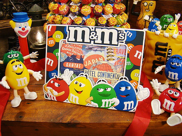 m&m's フォトフレーム 写真たて ■ アメリカ雑貨 アメリカン雑貨 アメキャラ