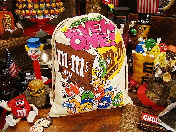 m&m's 巾着袋