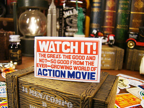 アメリカン　アドバタイジング　ステッカー　Sサイズ　（No.33/WATCH IT）　アメリカン雑貨　アメリカ..