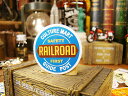 アメリカン アドバタイジング ステッカー Sサイズ (No.7/RAILTROAD アメリカン雑貨 アメリカ雑貨 グッズ