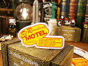 アメリカン アドバタイジング ステッカー Sサイズ (No.40/MOTEL) アメリカン雑貨 アメリカ雑貨 グッズ