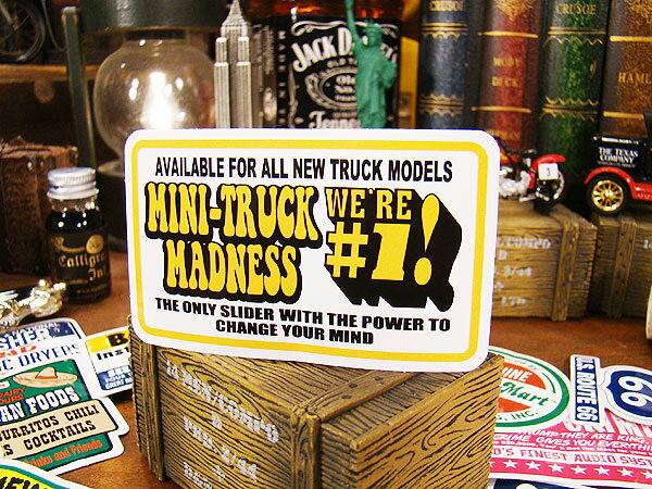 アメリカン アドバタイジング ステッカー Lサイズ （No.59/WE'RE #1） アメリカン雑貨 アメリカ雑貨 グッズ