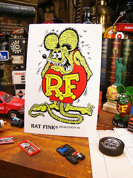 ラットフィンク ステッカー FROM USA （Lサイズ） アメリカン雑貨 アメリカ雑貨 グッズ