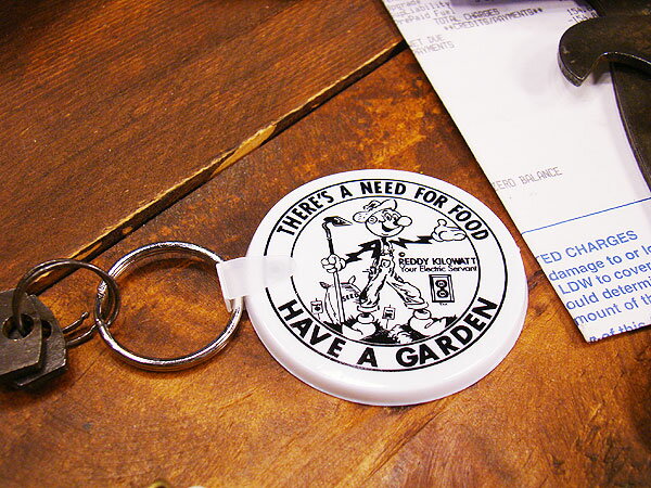 レディキロワット ラバーキーホルダー （ファーマー） アメリカン雑貨 アメリカ雑貨 グッズ 世田谷ベース ガレージ雑貨 ガレージング雑貨 おしゃれ かっこいい