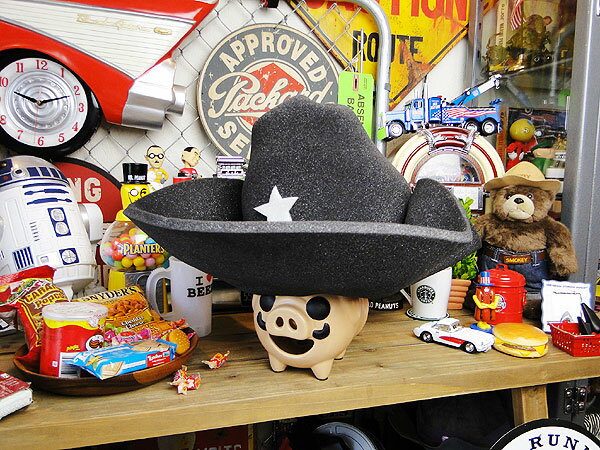 【即納】【在庫あり】ジャンボ カウボーイハット （ブラック） アメリカン雑貨 アメリカ雑貨 グッズ