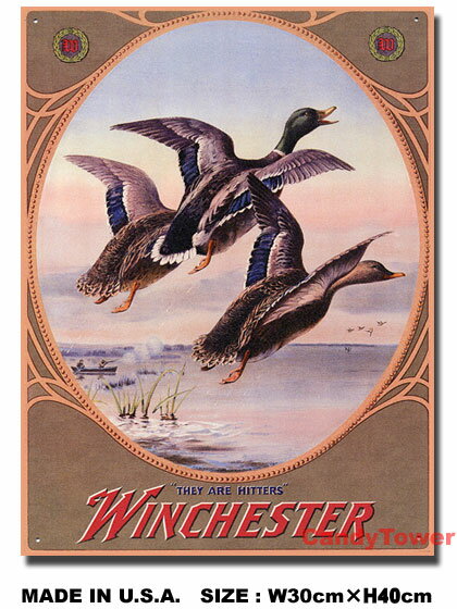 ウィンチェスター Three Mallards ブリキ看板 アメリカン雑貨 アメリカ雑貨 グッズ