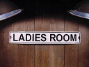 楽天アメリカ雑貨通販キャンディタワーアメリカ　ミニストリート看板　LADIES ROOM　-レディースルーム-