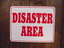 災害エリア ミニジョーク看板 アメリカン雑貨 アメリカ雑貨 グッズ