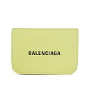 バレンシアガ 革財布 レディース BALENCIAGA バレンシアガ 3つ折り財布 レディース CASH MINI WALLET【593813-1IZI3】【24SS】