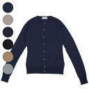 JOHN SMEDLEY ジョンスメドレー レディース 30G 長袖カーディガン PANSY SHORT CARDIGAN RN LS(全4色) 【PANSY】