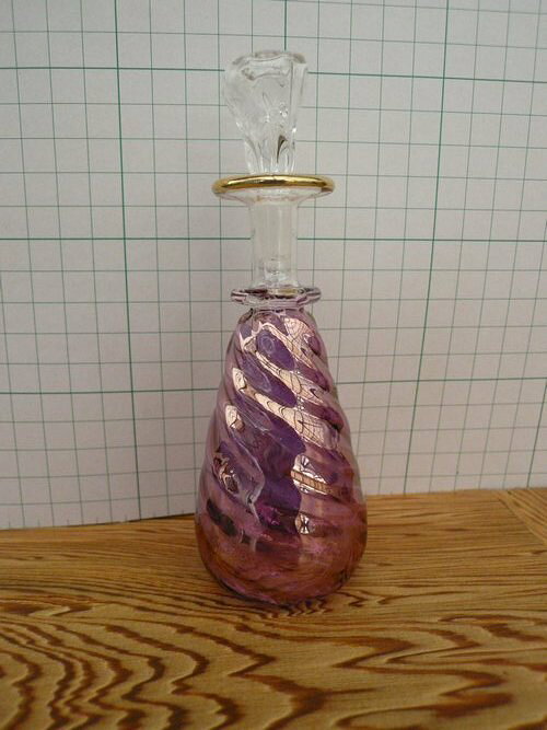香水瓶 エジプト16/ガラス細工/ガラス工芸品/パヒュームボトル [2]