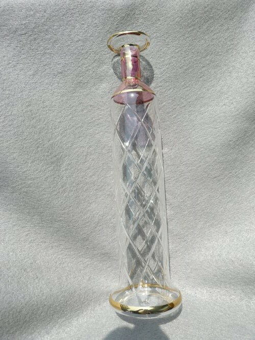 香水瓶 エジプト 036/ガラス細工/ガラス工芸品/パヒュームボトル