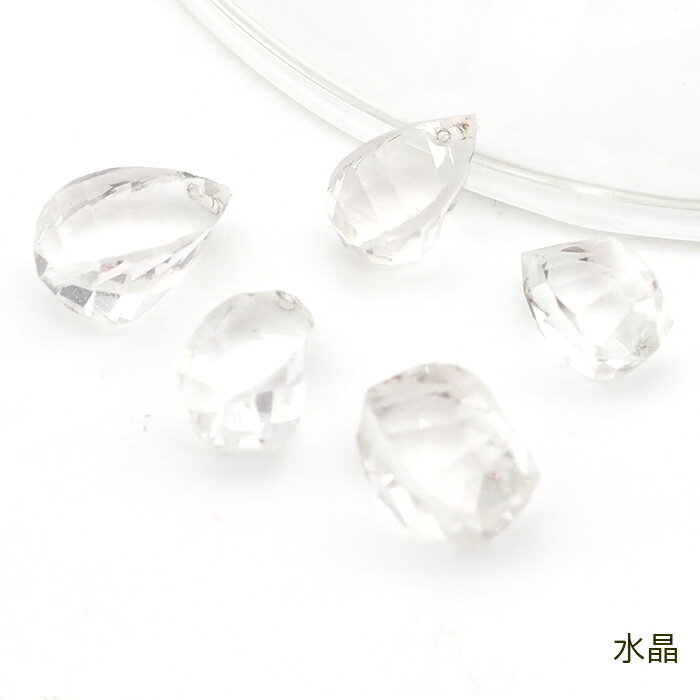 楽天市場】天然石 しずく 型（種類（宝石）水晶）の通販