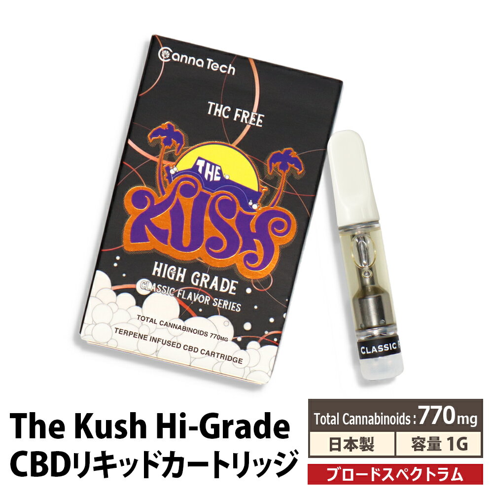 ＼SS37％off／ CBD リキッド 77% CBN CBG 配合 カートリッジ 1g 770mg ( CBD 350mg CBN 350mg CBG 70mg ) CannaTech 高濃度 510規格 cbdリキッド メンソール og kush