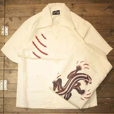 DRESS HIPPY"BACK PANEL PANTHER"SS SHIRTWHITE (ドレスヒッピー)正規取扱店(Official Dealer)Cannon Ball(キャノンボール)