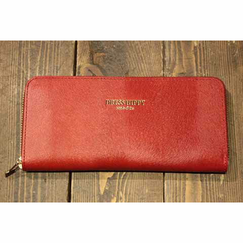 DRESS HIPPY"MINK LONG WALLET"RED(ドレスヒッピー)正規取扱店(Official Dealer)Cannon Ball(キャノンボール)