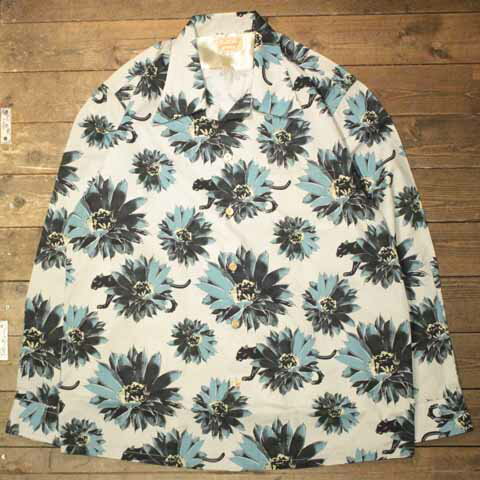 DRESS HIPPY“DH-FLOWER L/S SHIRT”IVORY GRAYDRESS HIPPYドレスヒッピー正規取扱店(Official Dealer)Cannon Ballキャノンボールあす楽対応送料・代引き手数料無料NO name!DRESS HIPPY/ATDIRTY