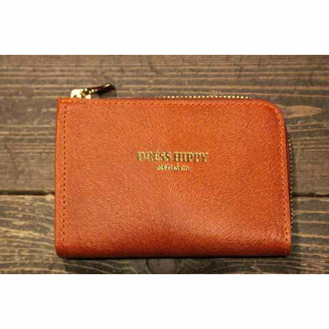 DRESS HIPPY"MINK COMPACT WALLET"ORANGE(ドレスヒッピー)正規取扱店(Official Dealer)Cannon Ball(キャノンボール)