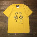 DRESS HIPPY“FLAMINGO S/S KIDS TEE”MUSTARD【DRESS HIPPY】 ドレスヒッピー 正規取扱店 Official Dealer Cannon Ball キャノンボール 【あす楽対応/半袖Tシャツ/プリントTシャツ】