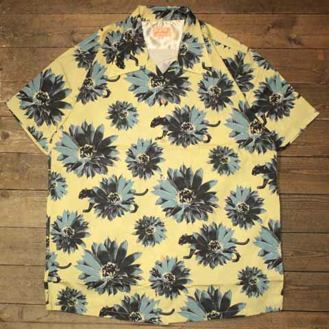 DRESS HIPPY“FLOWER S/S SHIRT”Y.GREENドレスヒッピー正規取扱店(Official Dealer)Cannon Ballキャノンボールあす楽対応送料・代引き手数料無料NO name!DRESS HIPPY/ATDIRTY