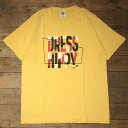 DRESS HIPPY PAINTING S/S T-SHIRTS MUSTARD【DRESS HIPPY】(ドレスヒッピー)正規取扱店(Official Dealer)Cannon Ball(キャノンボール)【あす楽対応/半袖Tシャツ/プリントTシャツ】