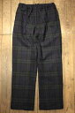 DRESS HIPPY”HEAVY WOOL EASY PANTS”NAVY CHECKDRESS HIPPYドレスヒッピー正規取扱店(Official Dealer)Cannon Ballキャノンボールあす楽対応NO name DRESS HIPPY/ATDIRTY