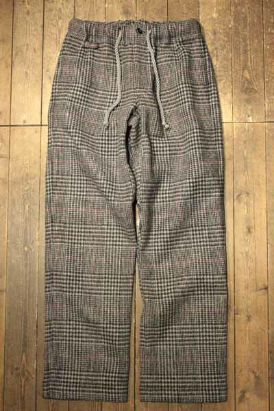 DRESS HIPPY”HEAVY WOOL EASY PANTS”GRAY CHECKDRESS HIPPYドレスヒッピー正規取扱店(Official Dealer)Cannon Ballキャノンボールあす楽対応NO name!DRESS HIPPY/ATDIRTY 1