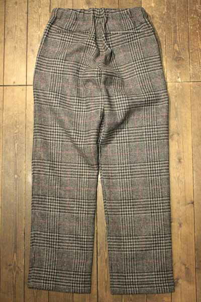 DRESS HIPPY”HEAVY WOOL EASY PANTS”GRAY CHECKDRESS HIPPYドレスヒッピー正規取扱店(Official Dealer)Cannon Ballキャノンボールあす楽対応NO name!DRESS HIPPY/ATDIRTY 2