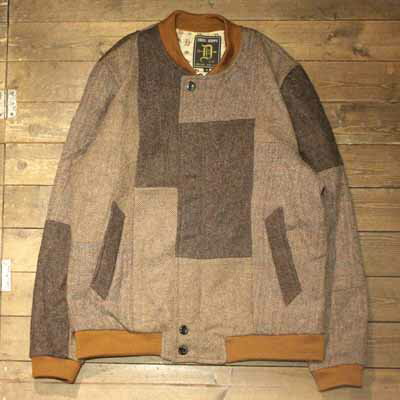 DRESS HIPPY“HARRIS PATCHWORK DERBY JACKET”BROWN MIXDRESS HIPPYドレスヒッピー正規取扱店(Official Dealer)Cannon Ballキャノンボールあす楽対応NO name!DRESS HIPPY/ATDIRTY