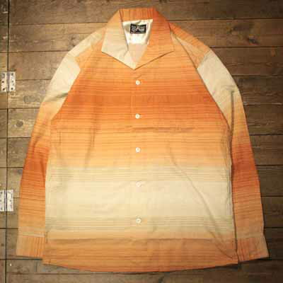 DRESS HIPPY MEXICAN BORDER L/S SHIRT ORANGEDRESS HIPPYドレスヒッピー正規取扱店(Official Dealer)Cannon Ballキャノンボールあす楽対応送料 代引き手数料無料NO name DRESS HIPPY/ATDIRTY