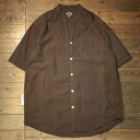 DRESS HIPPY“DH-SKIPPER S/S SHIRT”BROWNドレスヒッピー正規取扱店(Official Dealer)Cannon Ballキャノンボールあす楽対応送料・代引き手数料無料NO name!DRESS HIPPY/ATDIRTY